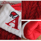 Christmas Letter Knit Stocking