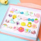 Unisex Creative Decoration Set with Colorful Motif Buttons