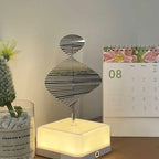 Rotating ambient light made of metal