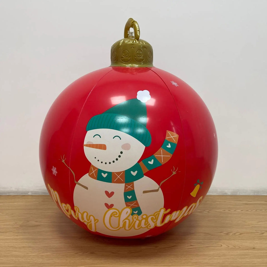 Giant Inflatable Christmas Ornament - Christmas Decoration Outdoor Inflatable Ball