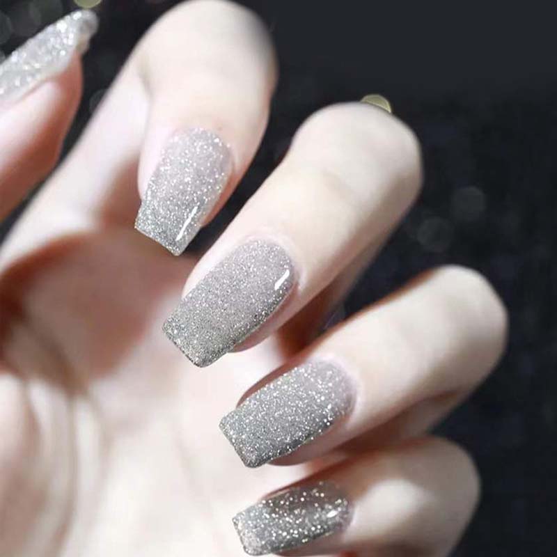 High density glitter nail gel polish