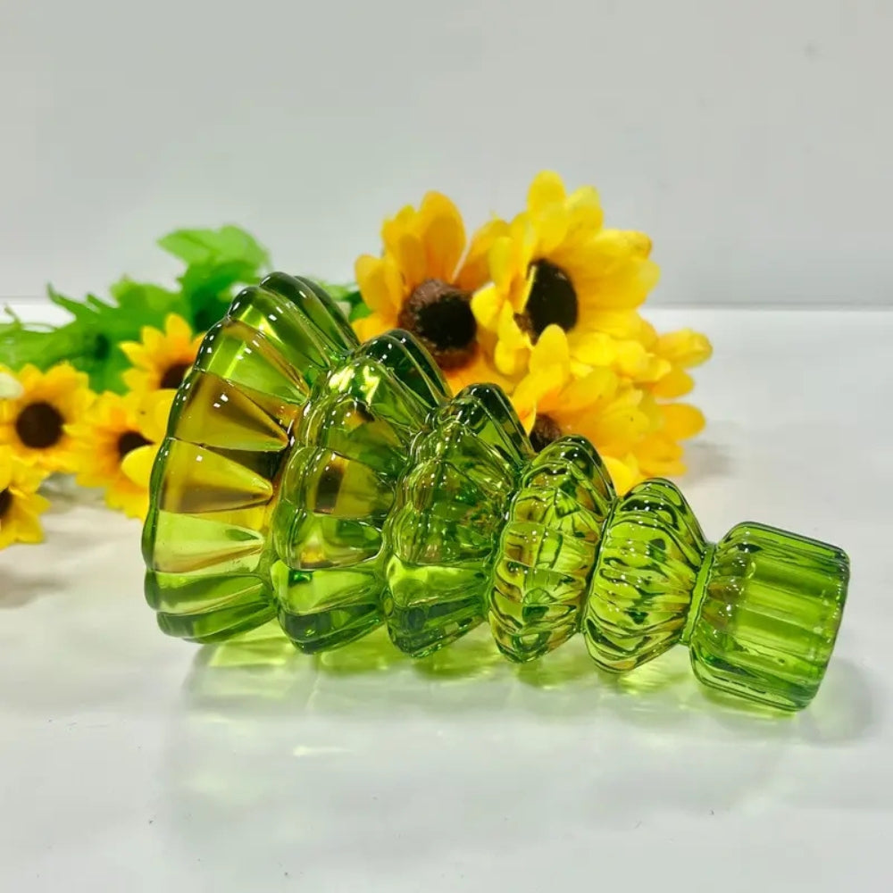 Christmas Tree Glass Candle Holder | 3pcs Set