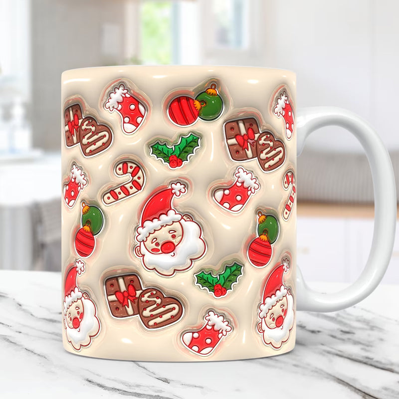 3D Christmas Inflated Mug Wrap