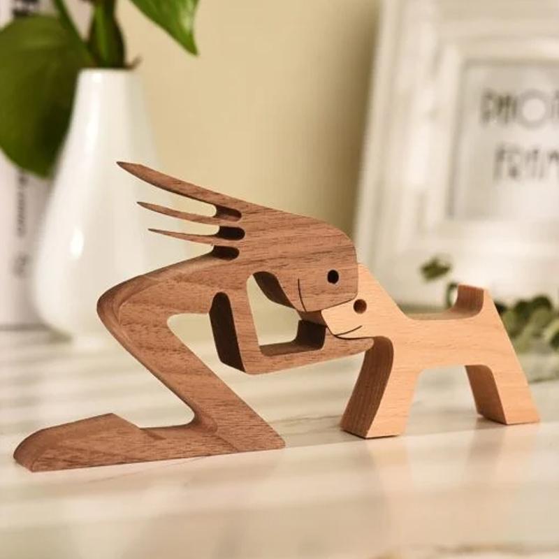 Tier lovers - Table ornaments made of wood carving