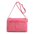 Women's Casual Multi-layer Fashionable Simple Shoulder Bag Made of Nylon