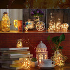 5 pieces LED bottle light night light made of cork gift decoration