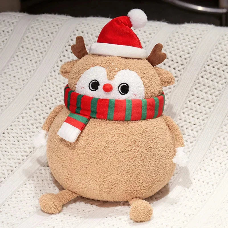 Chubby Christmas Tree Reindeer Santa Snowman Plushies