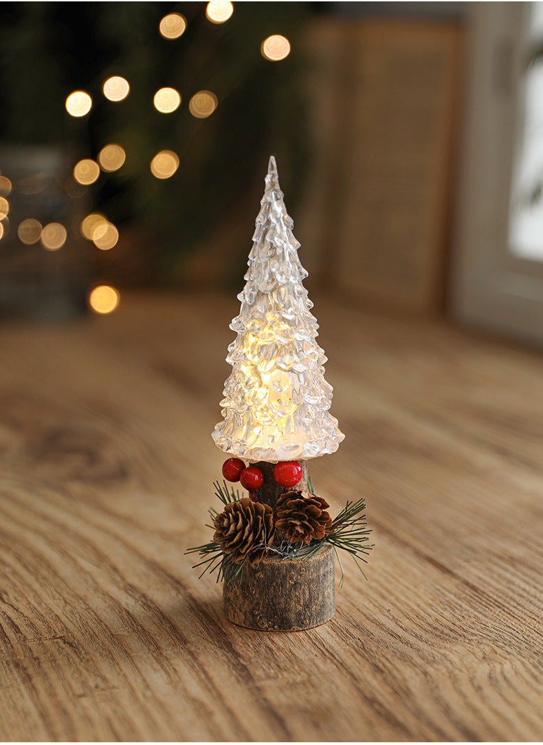 LED Christmas Lantern Table Lamp Decoration