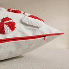 3D Tufted Velvet Christmas Throw Pillow