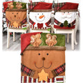 CheerCover Christmas Chair Covers with Santa Claus