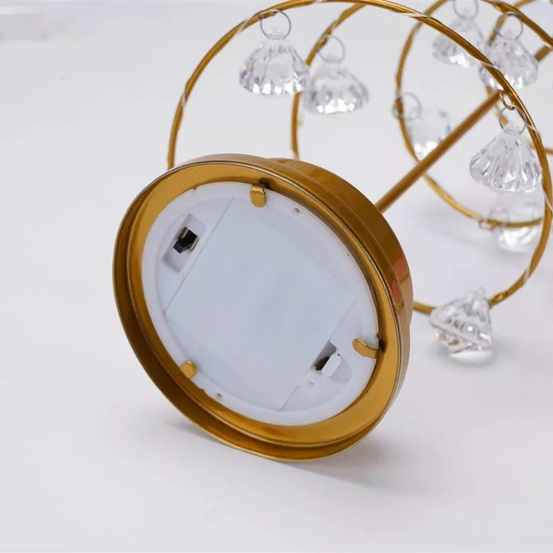 Christmas Table Lamp with LED Spiral Design