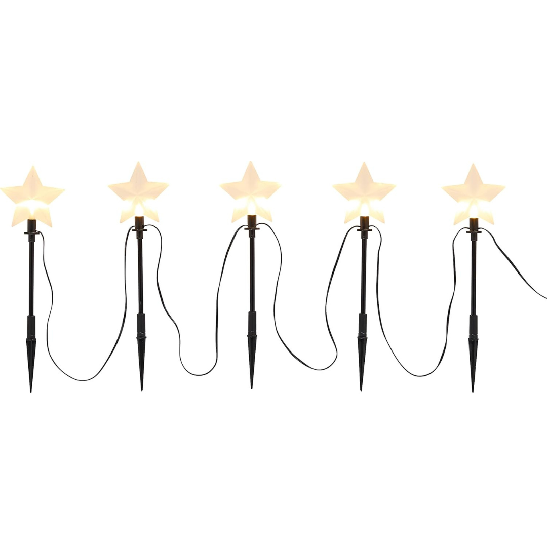 Christmas Decorations Star Garden Stake Lights