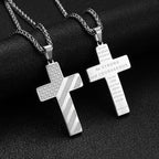 IronPride Cross American Flag Cross Necklace