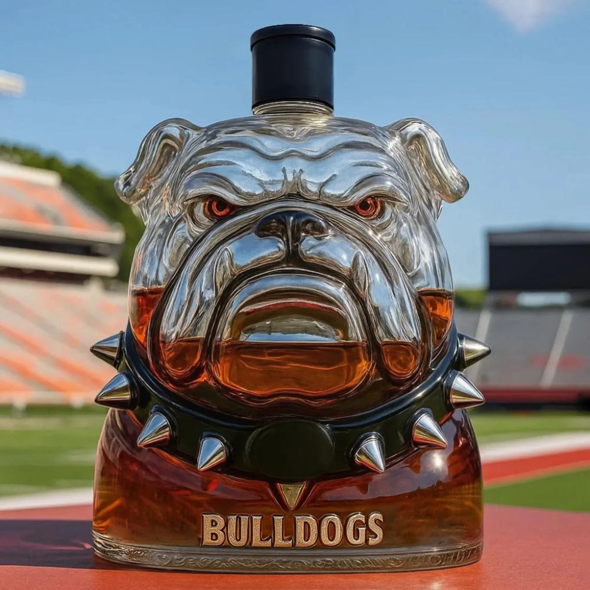 University Of Georgia Bulldogs Whiskey Bottle