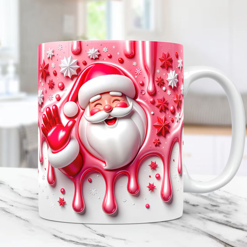 3D Christmas Inflated Mug Wrap
