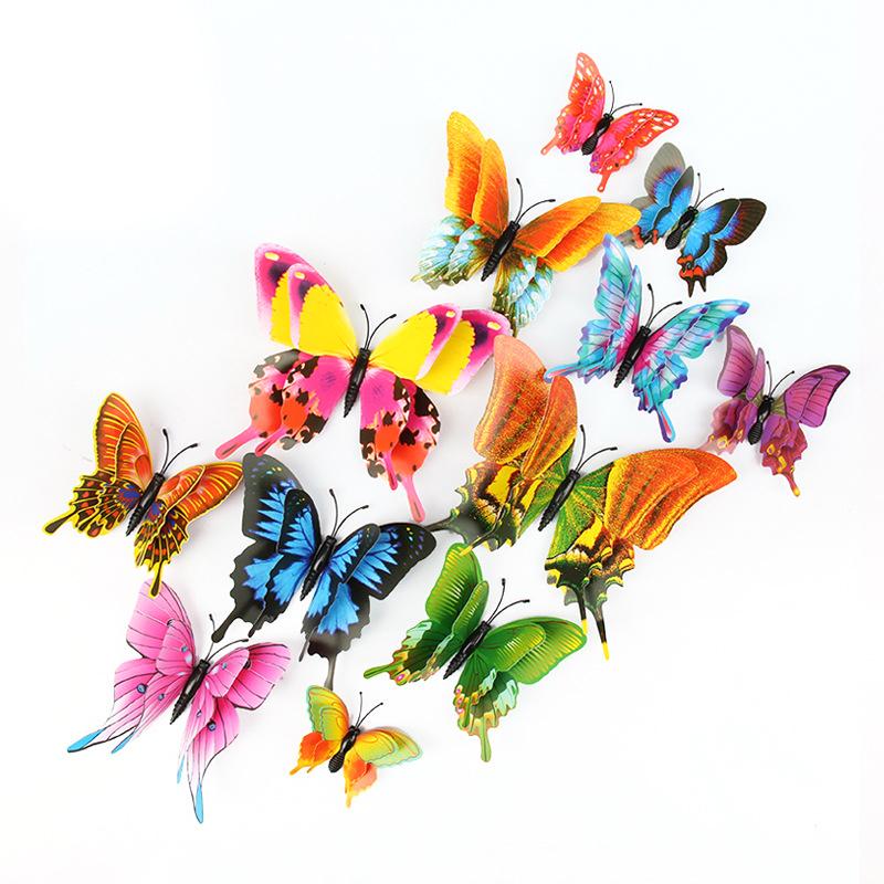 3D Butterfly Wall Mosaic Sticker