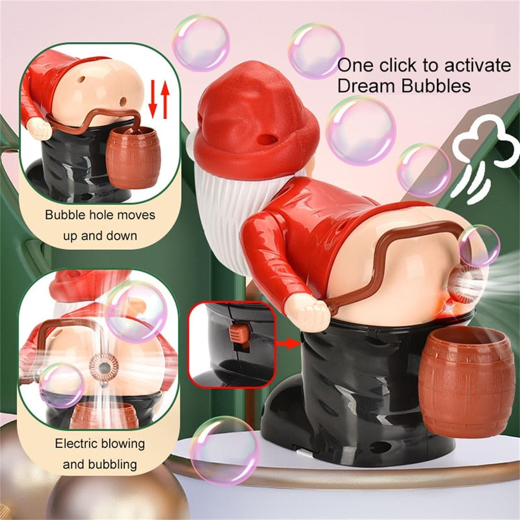 Christmas Bubble Machine | Santa Design | With Light & Music | Funny Christmas Decoration