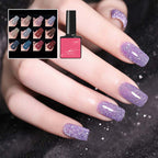High density glitter nail gel polish
