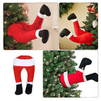 Christmas Santa Legs Decoration