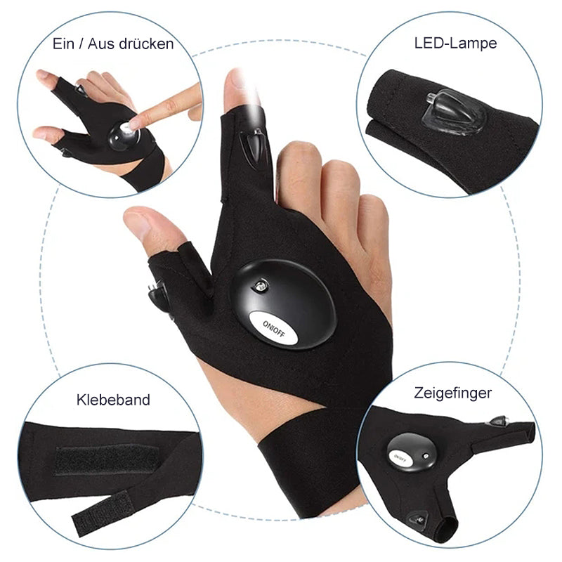 LED Gloves with Lighting