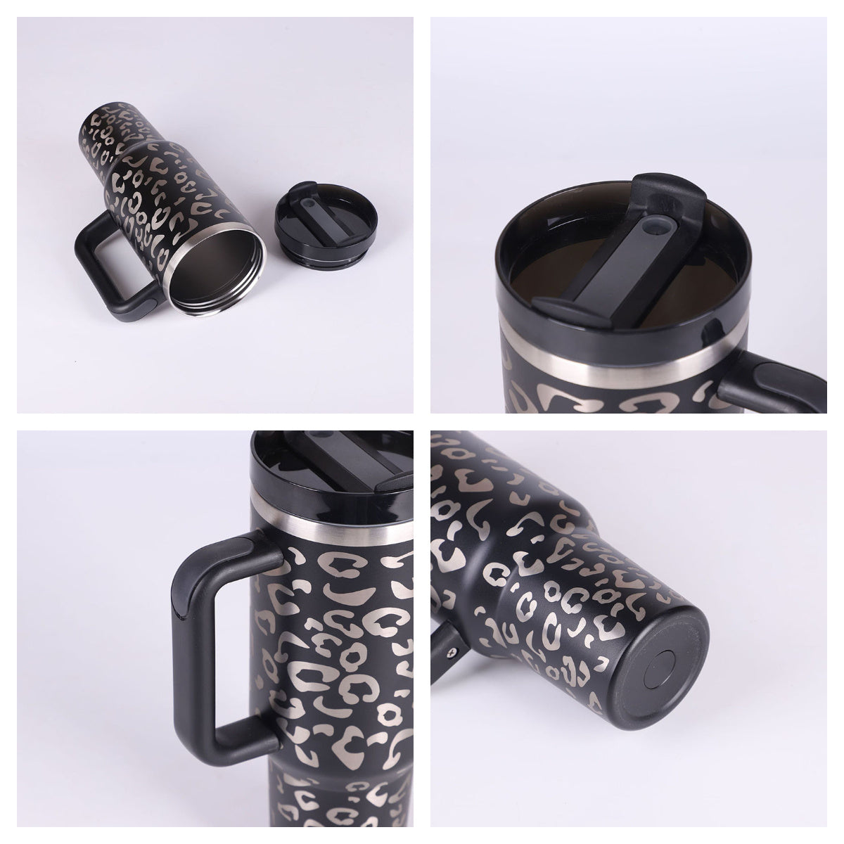 Insulating Mug with Handle and Straw - ChillMate