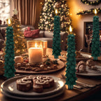LED Christmas Candle | Musical Flameless Candlelight | Holiday Decoration for Warm Ambience