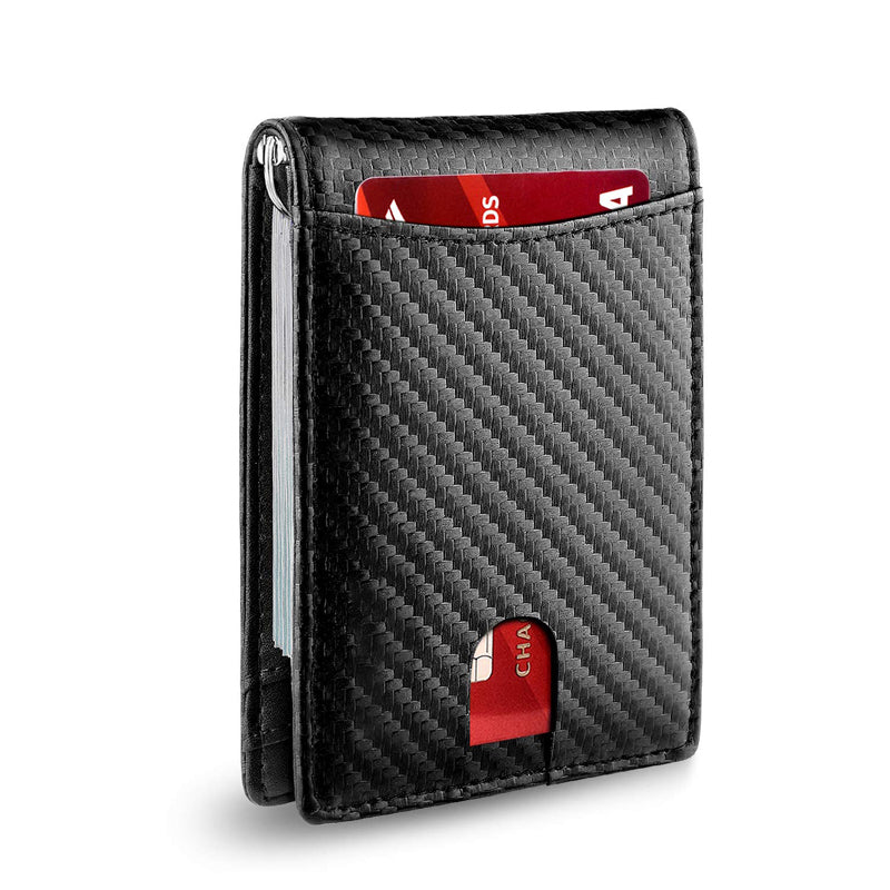 Theft-proof magnetic card holder made of genuine leather