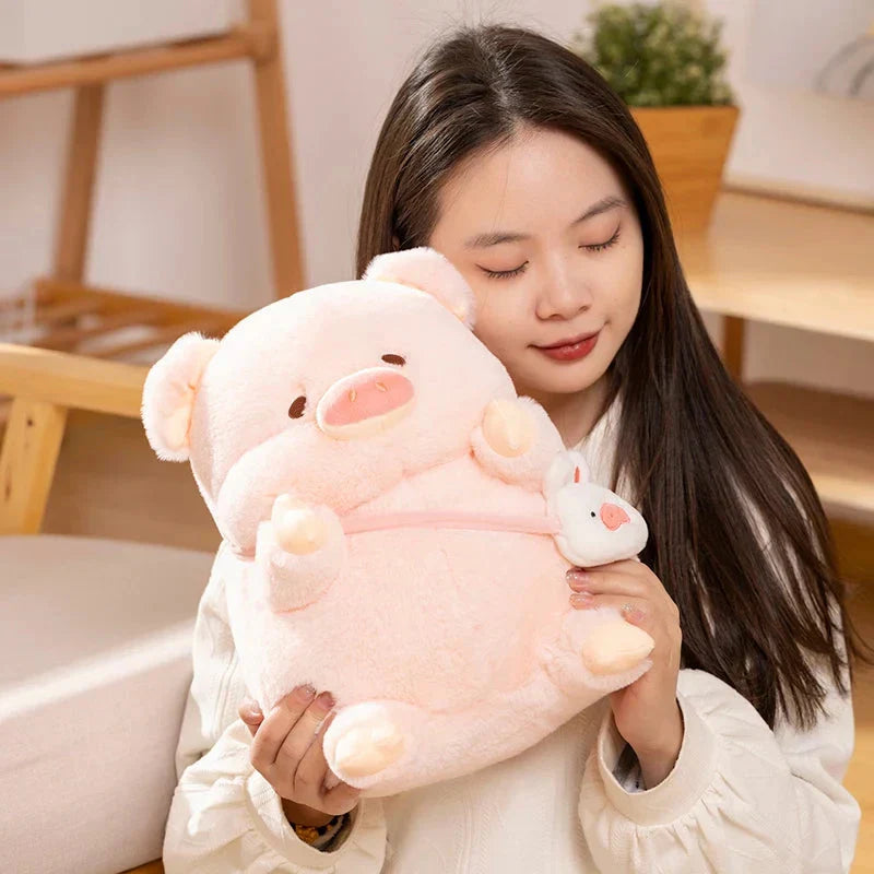 Peaches the Kawaii Pig Plushie