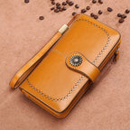Retro long wallet with large capacity
