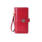 Retro long wallet with large capacity