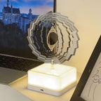 Rotating ambient light made of metal