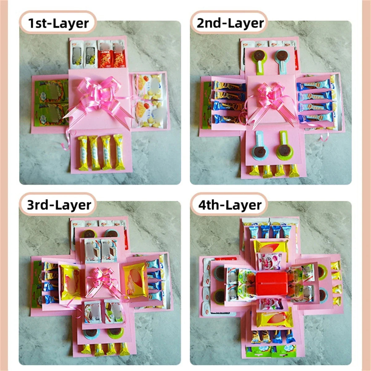 5-Layer DIY Explosion Surprise Gift Box