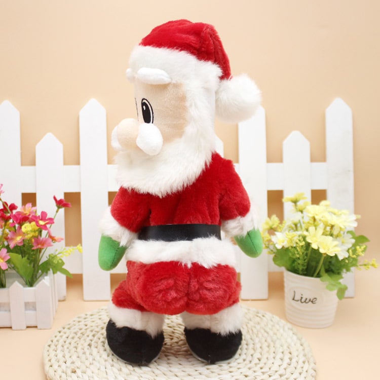 Dancing & Singing Santa Claus | Movable Santa Figure with Music | Fun Christmas Decoration & Gift Idea