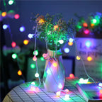 GlowySphere LED Lichtslinger – Warme & Kleurrijke Bolverlichting voor Binnen en Buiten