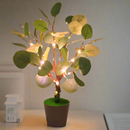 Christmas Decorations LED Faux Leaf Lamp