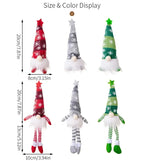 Kerstdecoratie met LED-licht – Gezichtsloze Pop van Pluche voor Sfeervolle Feestdagen