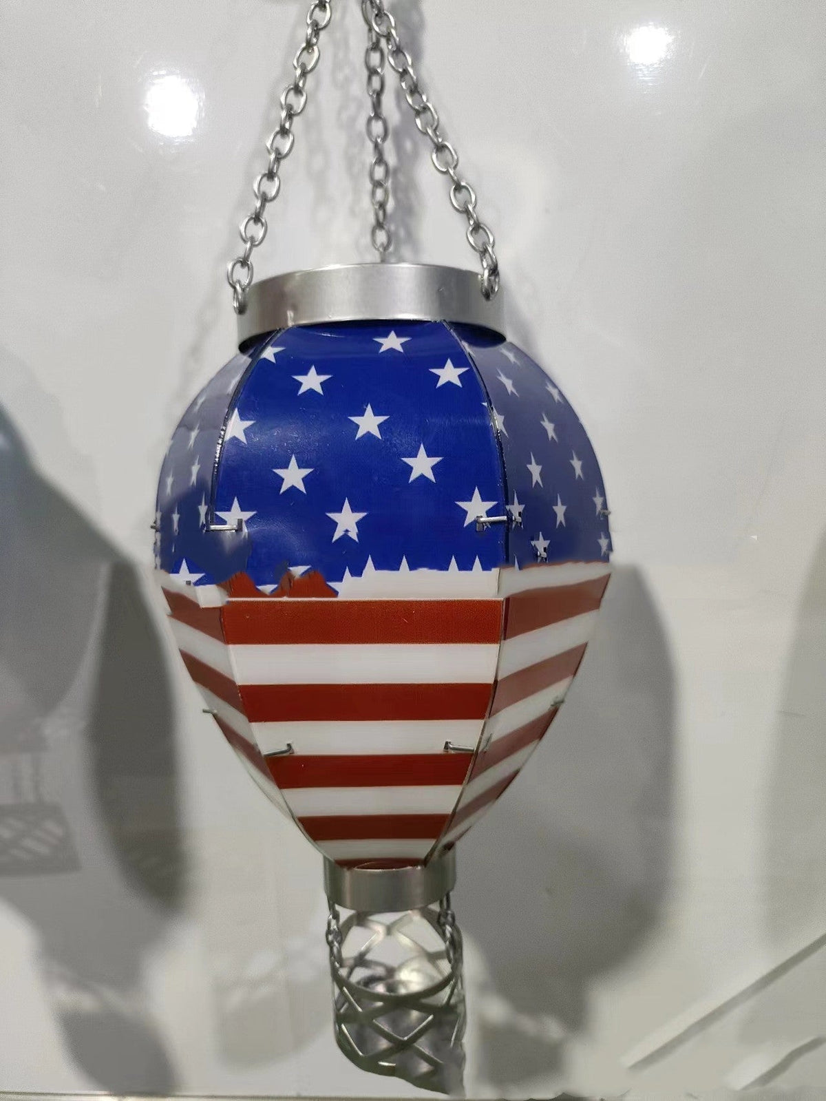 Christmas Solar Hot Air Balloon Lantern Outdoor