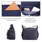 Men's messenger bag with multiple pockets