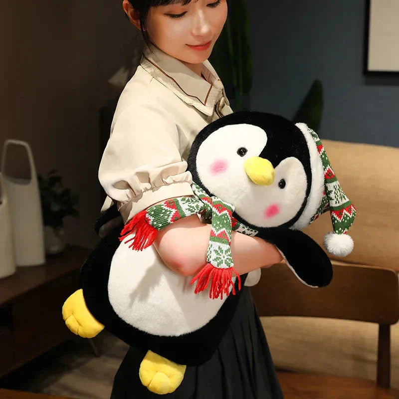 Kawaii Christmas Penguin Plushie
