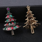 Glaciara Kerstboom Broche – Multicolor Strass Broche voor Vrouwen, Feestelijke Accessoire & Elegant Cadeau