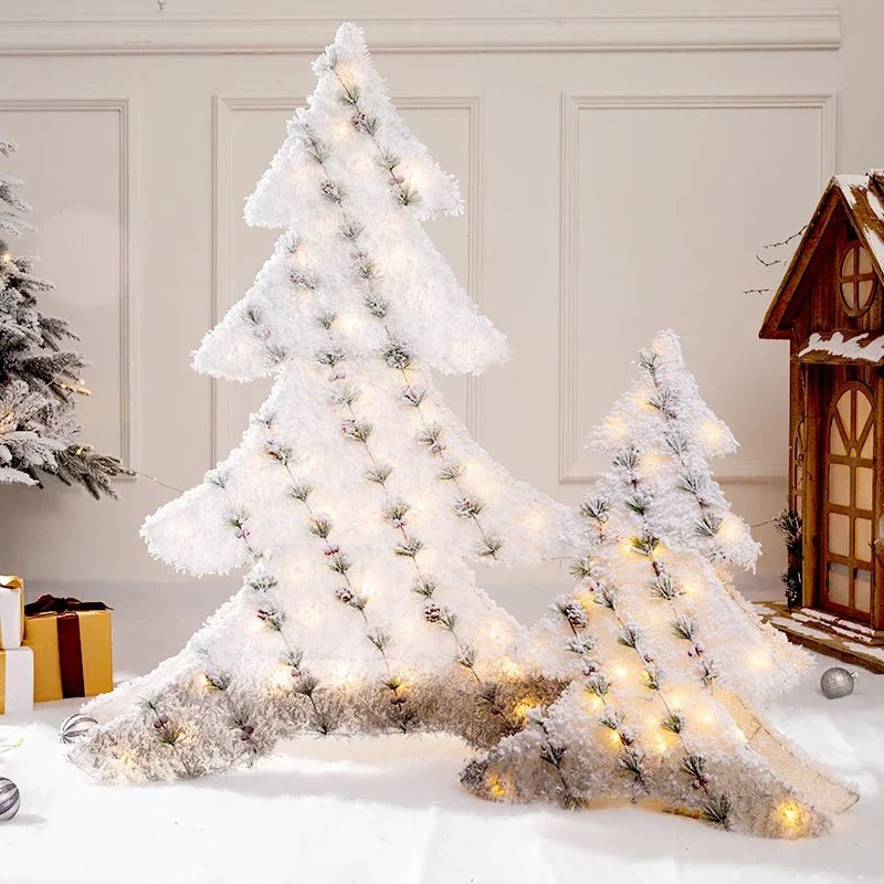 LED Christmas Christmas Tree, Snowman or Gift Box Decoration – Snowman & Fawn Tree Decorations, Perfect Holiday Ornaments & New Year Gifts