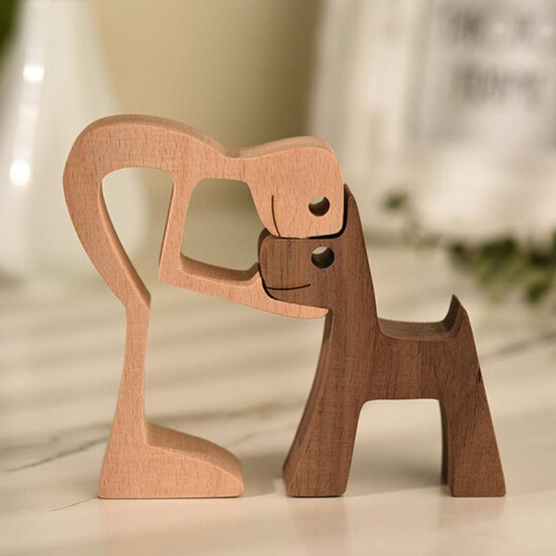 Tier lovers - Table ornaments made of wood carving