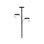 Christmas Tree Topper Shelf | 3-tier | Black | Metal
