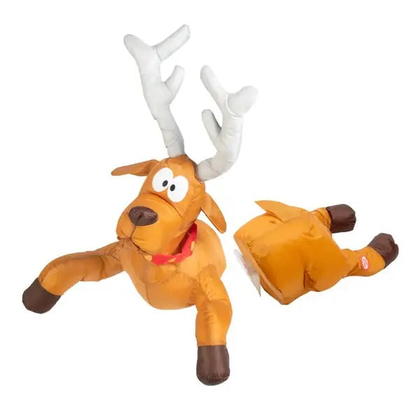 Cheerful Christmas Window Figure ClausKlap – Moving, sound activated decoration