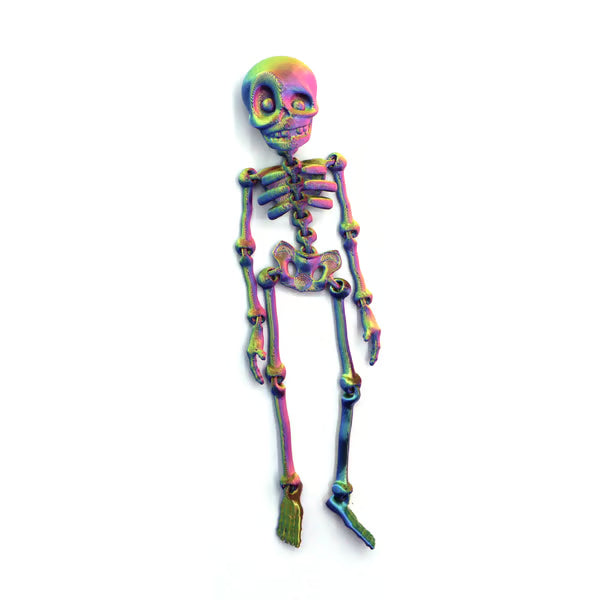 3D printed vintage skeleton magnetic figure