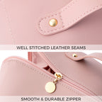 Water-Resistant Travel Cosmetic Bag with Large Capacity