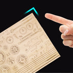Puzzle Model Mechanical Made of Wood Super
