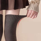 Non-slip Over-the-knee stockings made of cotton with silicone