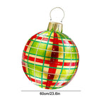 Inflatable Christmas Ball Outdoor Decorated