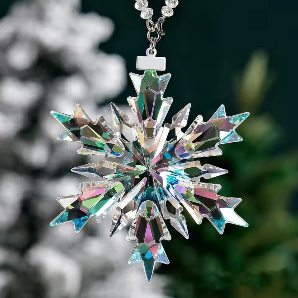 Crystal Ornament | K9 Hanging Decoration for Christmas Tree & Car Rearview | Gift-Ready Packaging